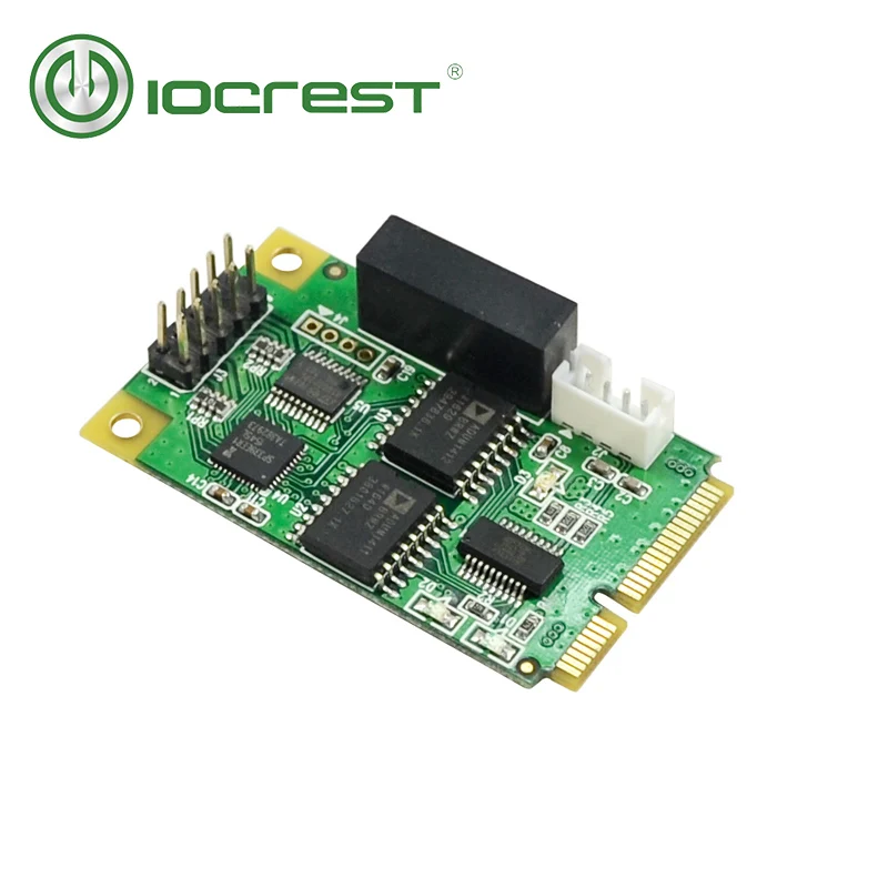  IOCREST Volle Größe Mini PCIe karte oder USB 2.0 1 port serielle DB9 rs232 rs422 rs485 mini pci exp