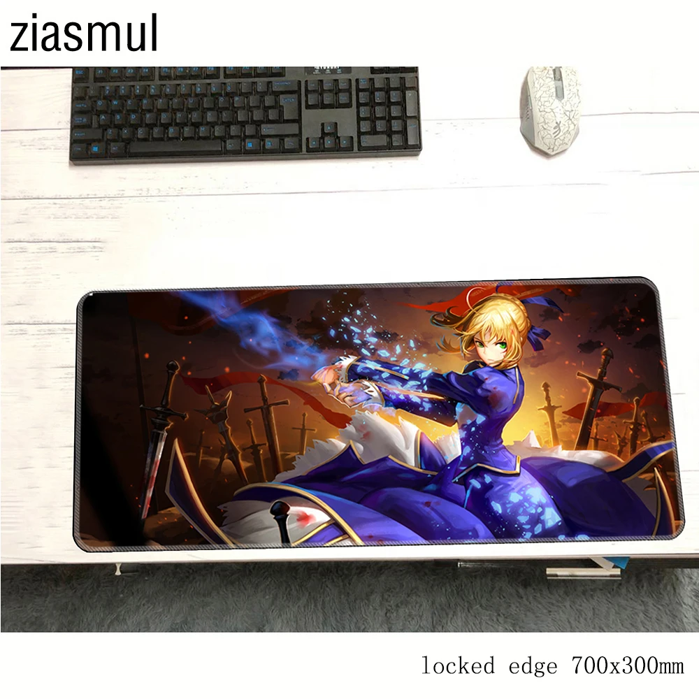 Сексуальная Коврик для мыши 700x300x2 мм коврики аниме компьютерный Для Мыши игровые