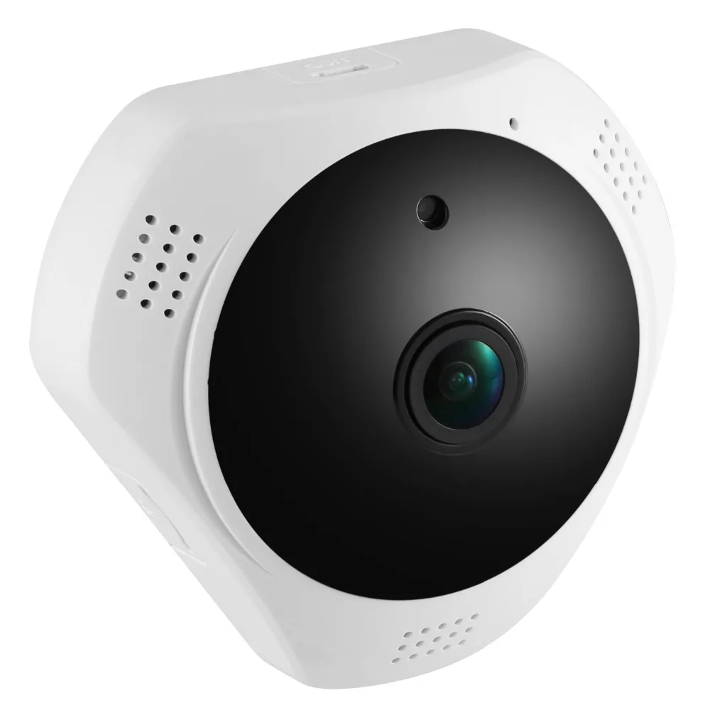 SANNCE 360 градусов рыбий глаз 960P HD панорамная CCTV IP камера 1.3MP беспроводная камера безопасности Wifi камера и Двусторонняя Аудио встроенный микрофон