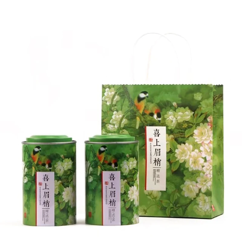 

Xin Jia Yi Packaging Tea Set Gift Boxes 2018 Cylinder Metal Gift Box Different Type Easy Open Foil Lid Packaging Set Tea Tin Can