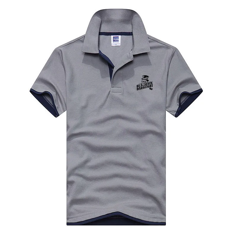 

Size XS-3XL Brand New Men's Polo Shirt Men Cotton Short Sleeve shirt Brands jerseys Mens Shirts polo shirts Skull head Printing