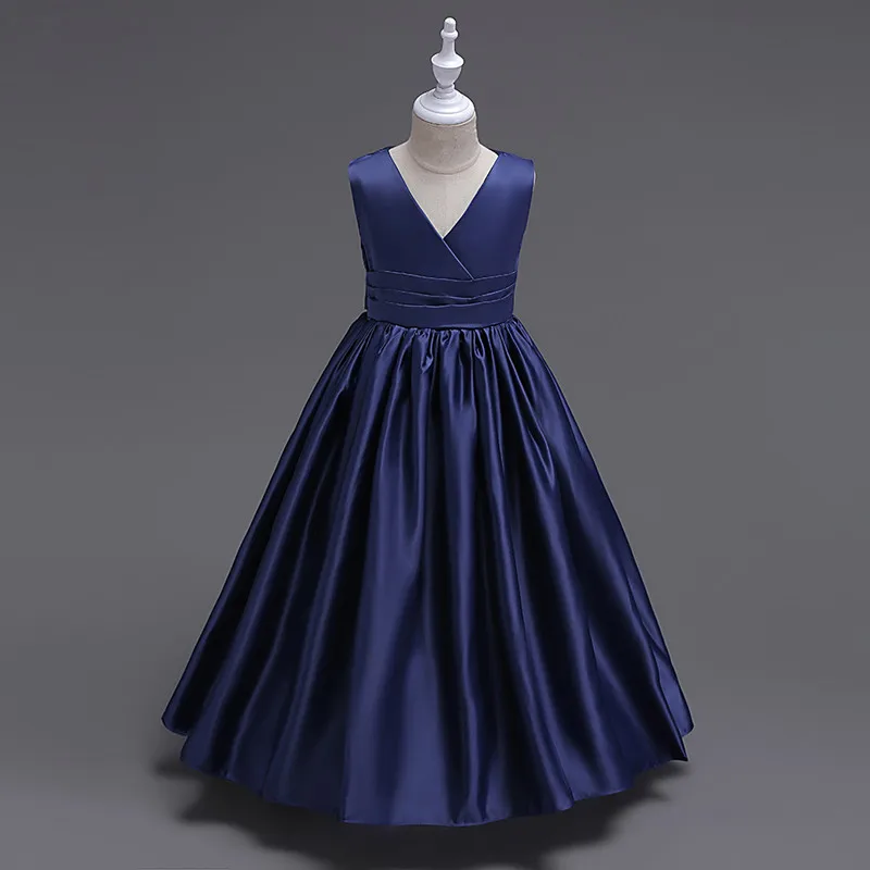 

Girls Dresses 2019 New Girl Party Dresses Fashion High-line Princess Girl Dress Elegant Children Clothes for 3-12 years kids