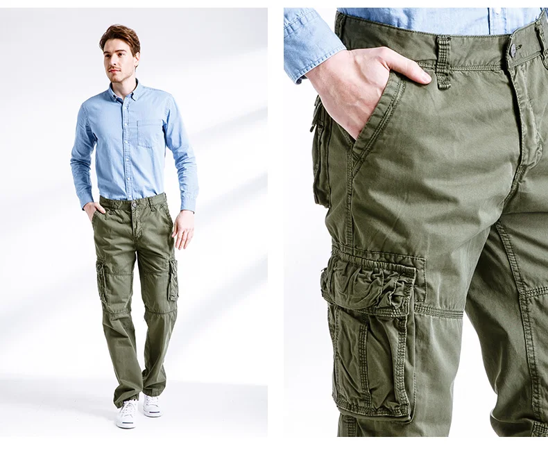 Новый Woodvoice бренд Для мужчин брюки Повседневное мода Slim Fit Грузовой Пант Мужской Одежда высшего качества брюки Твердые Тонкий дышащий