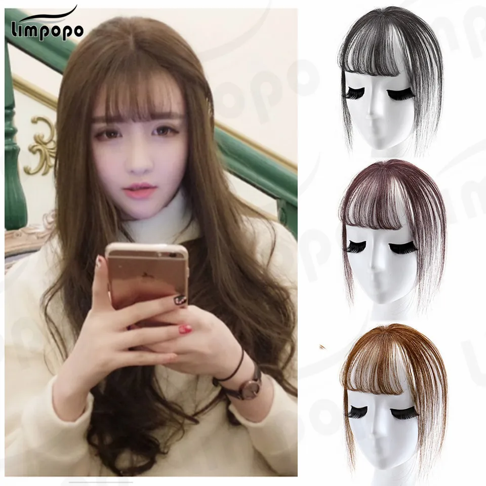 

Cateleya Bangs women's short wigs invisible and seamless hairpieces suitable for girls free shipping