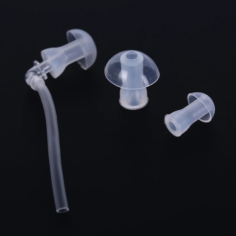 

1 Set New Hearing Aid Earplug Ear Plugs Eartips Domes with Sound Tube Tubes + Domes (L M S) Size Hearing Aids Accessories