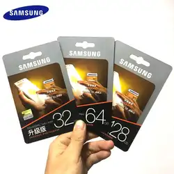 Samsung карт micro sd 32 ГБ 64 ГБ 128 ГБ sd-карта Class10 FHD 4 К ультра памяти microsdhc/sdxc Dropshipping желтый Оптовая карты памяти