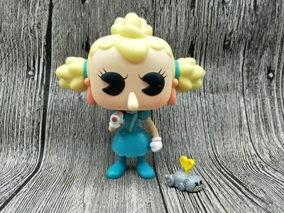 Подлинные игры Funko pop: Cuphead - Sally &amp Wind Up Mouse Виниловая фигурка Коллекционная модель