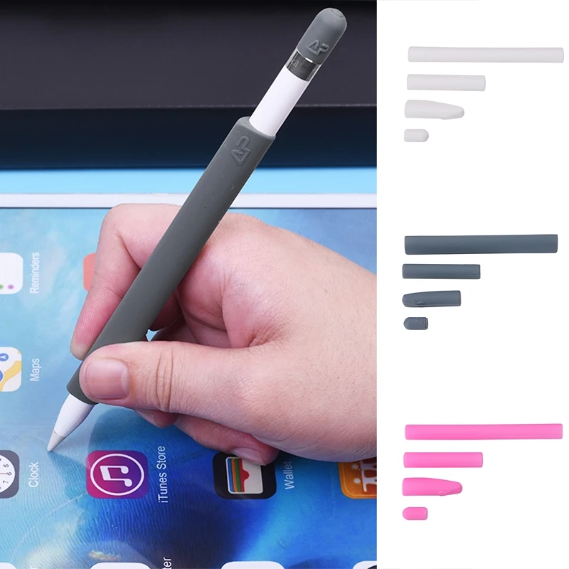 Нескользящий Силиконовый чехол рукав протектор Обёрточная бумага комплект для Apple iPad Pro Карандаш зарядное док-станция