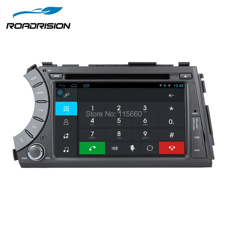 Автомобильный DVD плеер Roadrision Android 6 0 2din GPS для Ssangyong Actyon Kyron HD сенсорный экран Wi Fi