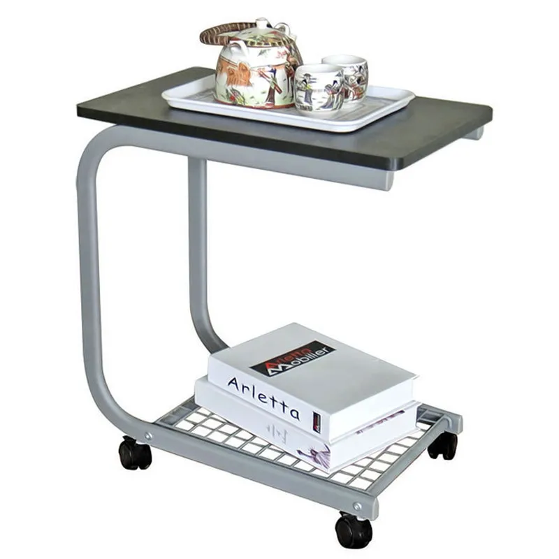 Tea table moveable coffee table home furniture kongfu tea desk easy computer table with storage bag organizer