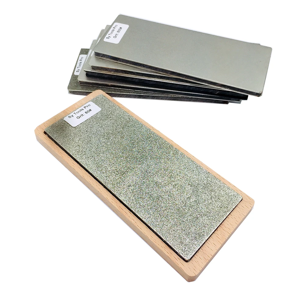 80 3000 Grit 6" Double Sided Diamond Sharpening Stone Polishing Hone