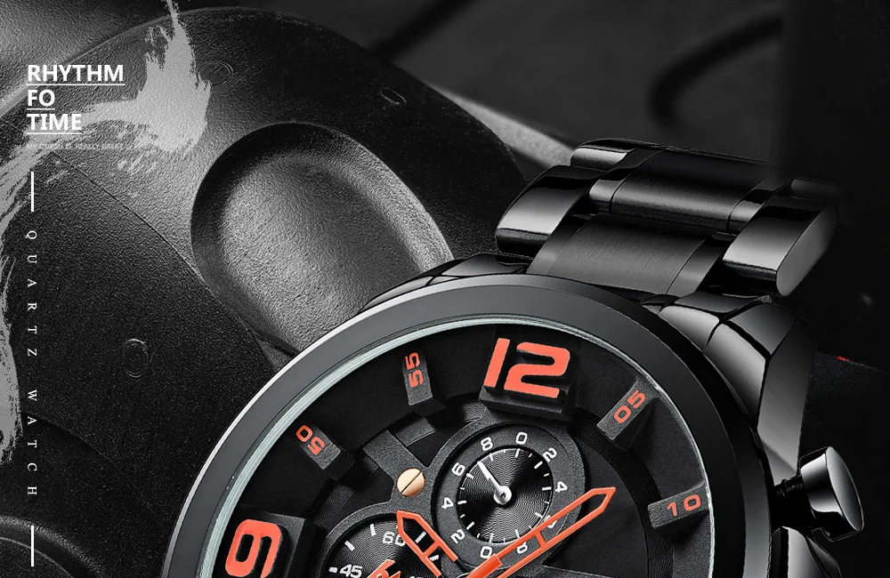 Relogio Masculino NIBOSI Men Watches Top Brand Luxury Waterproof Sports Watches For men Stainless Steel Clock Reloj Hombre 2018  (1)
