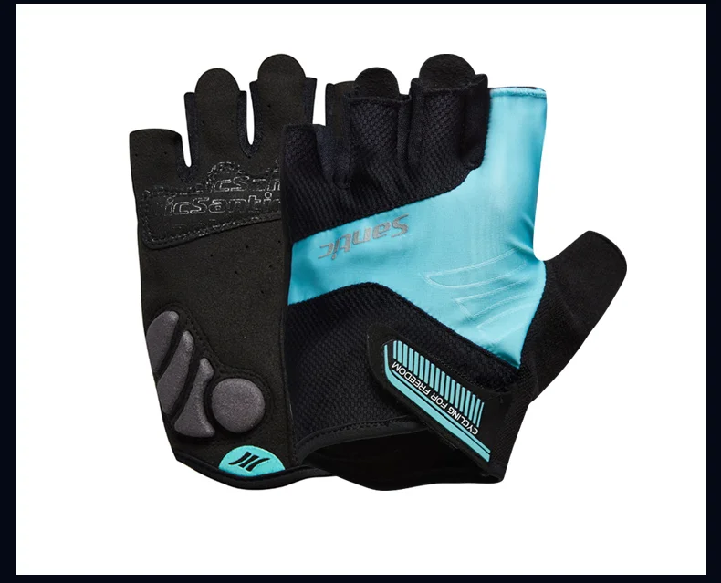 Santic велосипедные перчатки для шоссейных гонок для мужчин и женщин, спортивные перчатки с полупальцами для горного велоспорта, летние велосипедные перчатки, Ciclismo