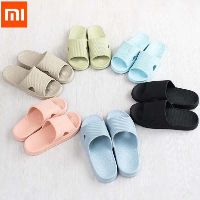 Xiaomi mijia One cloud/мягкие тапочки; летние женские шлепанцы; Вьетнамки; женские и мужские сандалии; повседневная обувь для умного дома
