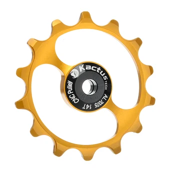 

KACTUS 12g Bicycle Steel / Ceramic Bearing Wheel Pulley CNC Machined MTB Road Bike Rear Derailleur Pulley Jockey Wheels 14T