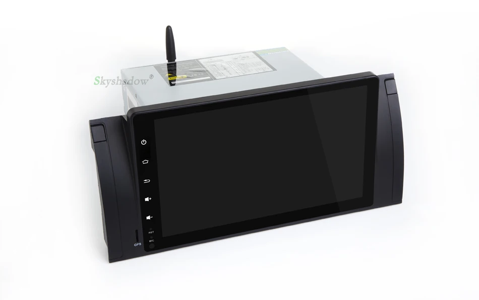 Discount Car DVD Player IPS HD DSP Android 9.0 Octa Core 4G + 64GB DSP GPS map Radio Wifi Bluetooth 4.2 For BMW E39 X5 E53 M5 Range Rover 1