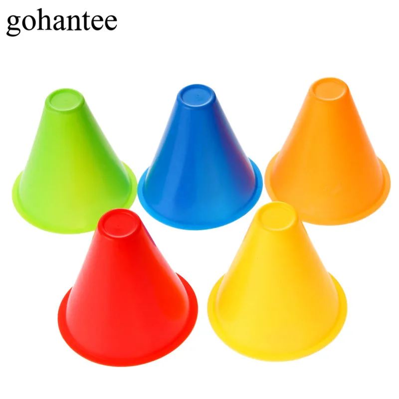 

5PCS 8cm Football Space Marker Cones Slalom for Inline Roller Skating /Soccer /Traffic Mark Cup Skateboard Rugby Speed Training