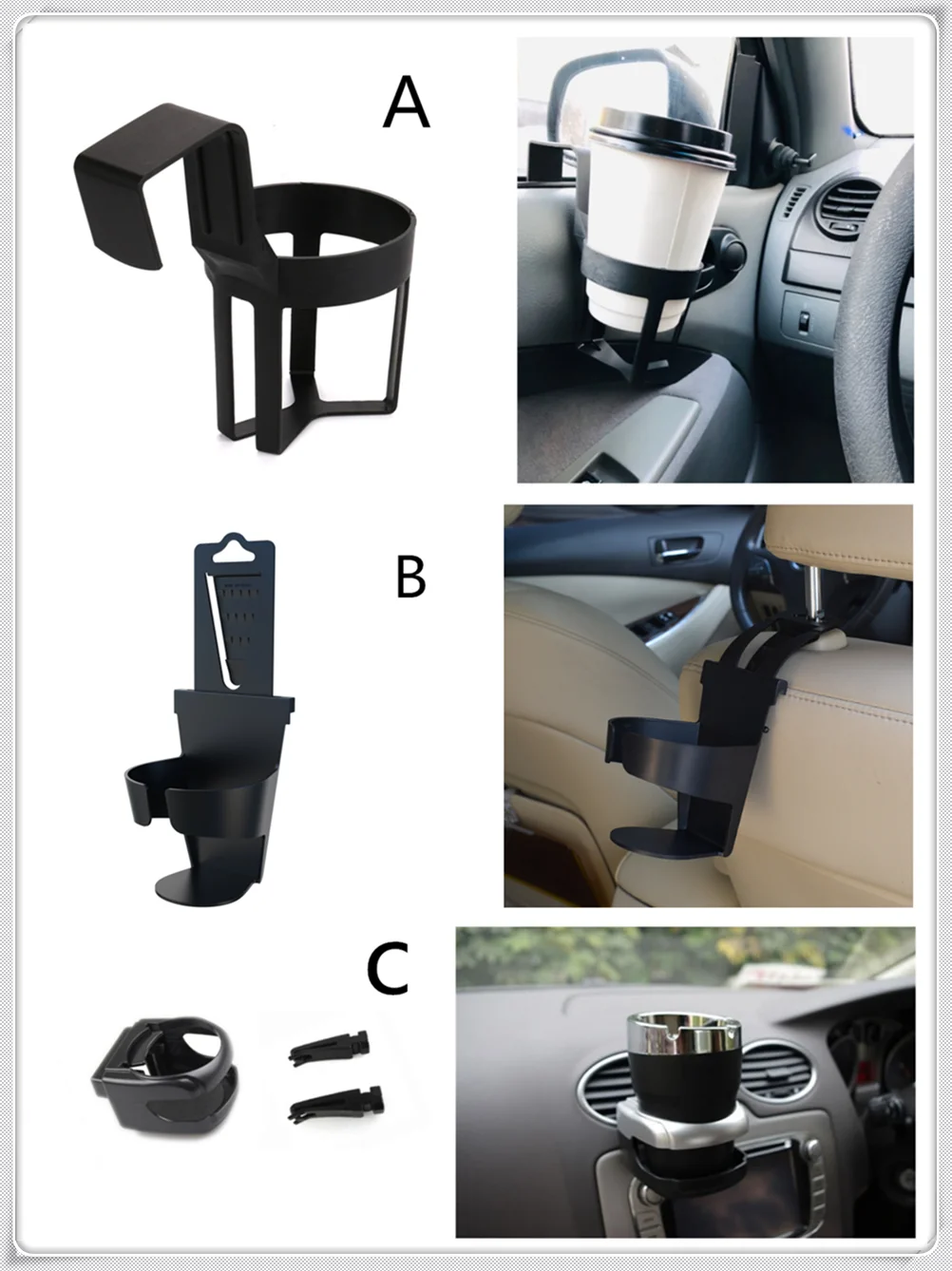 

Car carrier cup water Bottle holder braket for BMW 330e M235i Compact 520d 518d 428i 530d 130i E60 E36 F30 F30 335is Peugeot 207