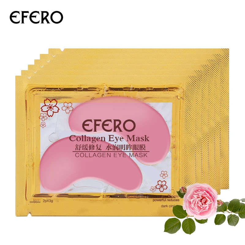 spesifikasi Efero Kolagen Mata Masker Wajah Masker Perawatan Kulit Kantung Mata Lingkaran Hitam Pelembab Di Bawah Mata Perawatan Awet Muda Anti Penuaan 8 Pair = 16 PC