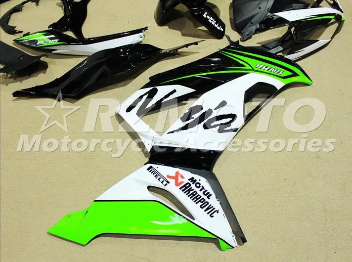Новинка полный комплект обтекателей из АБС пластика подходит для Kawasaki ZX6R 2013 2014 2015