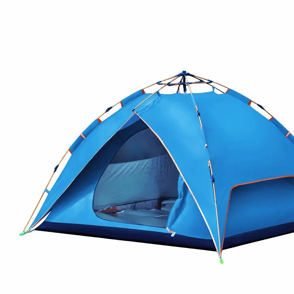 

3-4 Person Portable Couple Camping Tent Double layer Waterproof Quick Automatic Pop-Up Tent Family Party Outdoor Hiking Beach