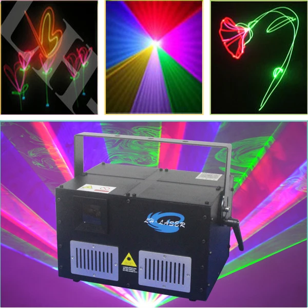 10 Вт ILDA + DMX512 зеленый цвет программируемый проектор рисунок логотип SD лазерный