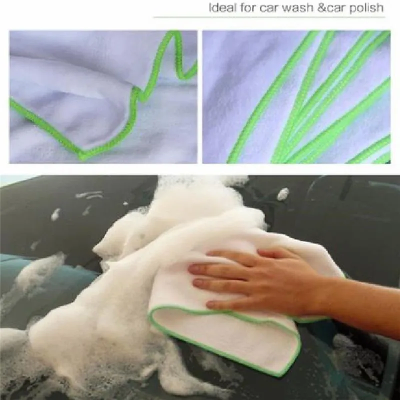 1 шт. 37*37 см автомобильный Стайлинг полотенце для мытья автомобиля воск лак детализация ультрамягкое микроволокно ткань уход за автомобилем инструмент для очистки