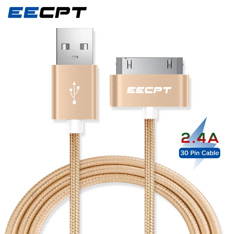 USB кабель EECPT для iPhone 3 3G iPad 1 2 iPod Nano iTouch 30 контактный быстрой зарядки и передачи