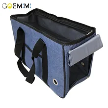 Складная переноска для собак, сумка для рук, одноцветная дышащая дорожная сумка для домашних животных, рюкзак для маленьких собак, переноска для кошек