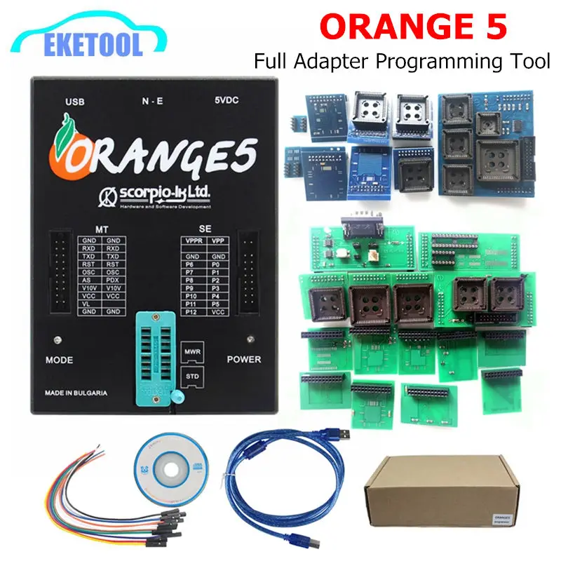 جديد OEM Orange5 مع كامل محول المهنية كامل حزمة الأجهزة + تعزيز وظيفة البرمجيات البرتقال 5 مع الروسية