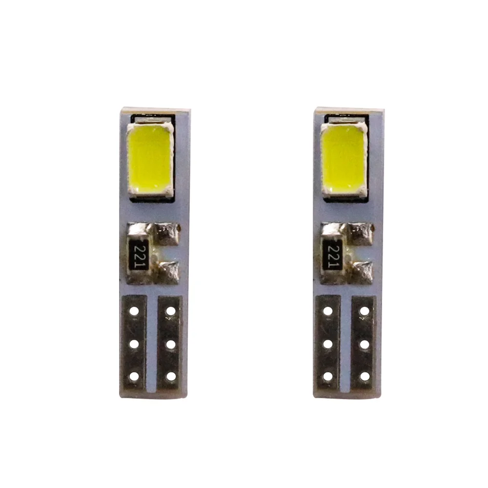 100 шт. T5 2 SMD 5630 W3W Led 74 73 Клин 12 В 5730 2SMD приборная кластер Светодиодная панель