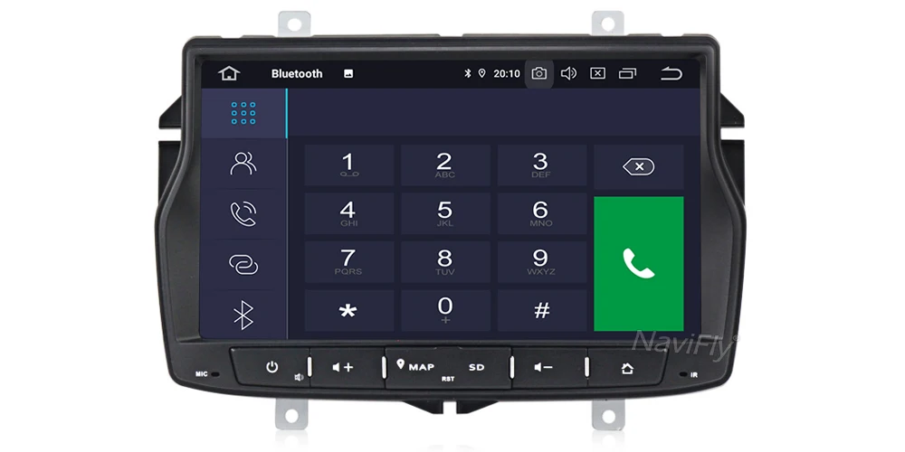 Excellent Navifly android 9.0 Car dvd multimedia player radio audio For Lada Vesta 2015-2018 with GPS Navigation IPS DSP SWC WIFI USB SD 20