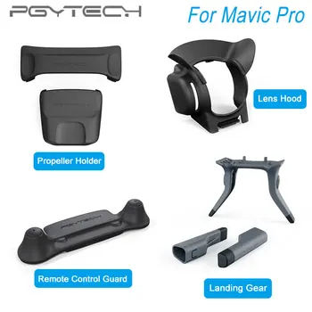 

PGYTECH 4 IN 1 Set Remote Control Guard & Lens Hood & Landing Gear Leg&Propeller Motor Holder For DJI Mavic Pro/platinum drone
