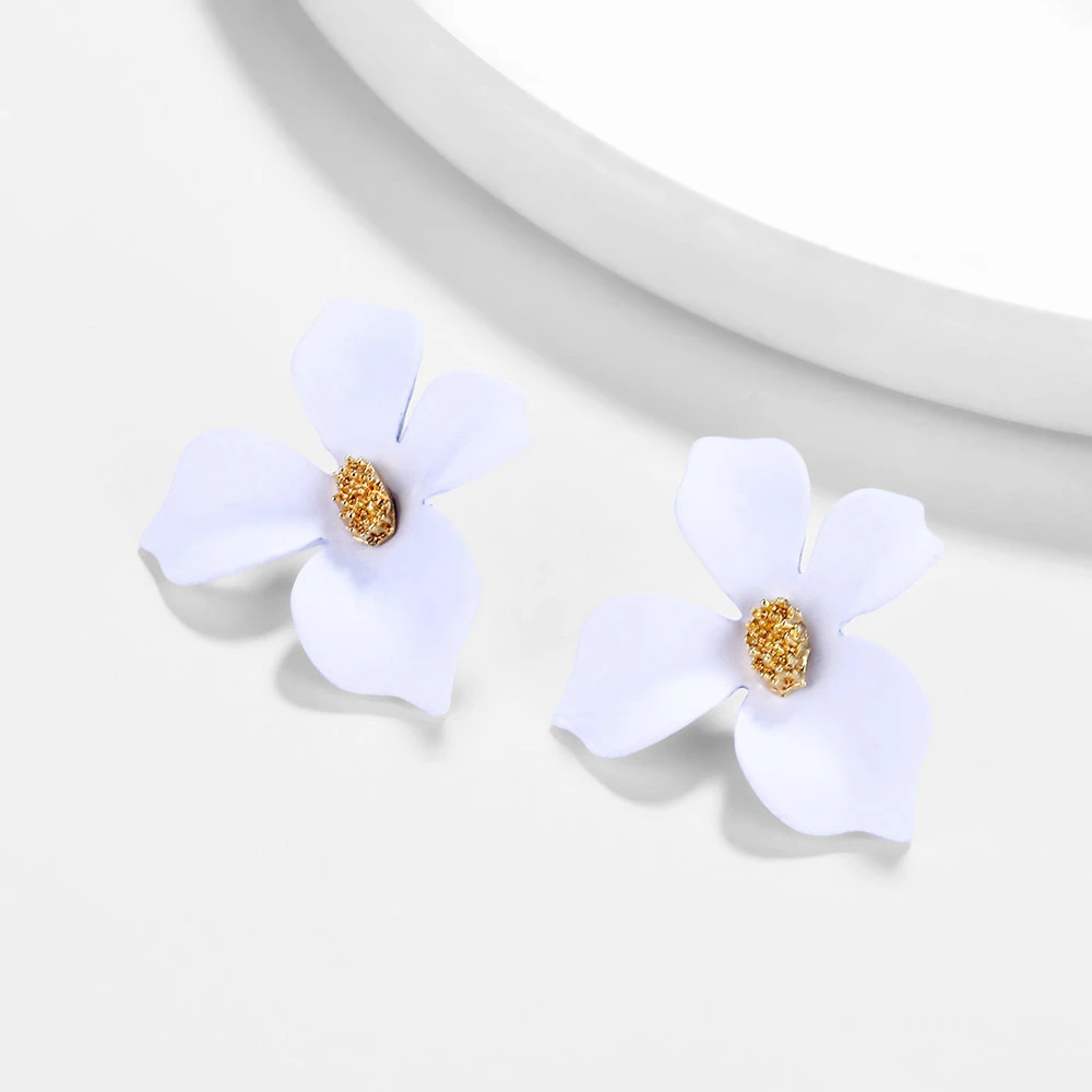 Дизайн корейский милый сладкий цветок серьги гвоздики для женщин модные Подвесные серьги Femme Brinco ювелирных изделий
