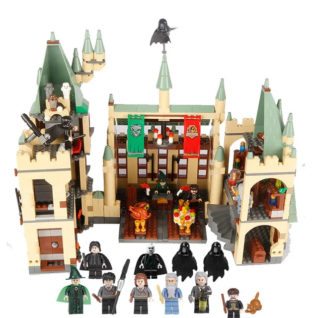 

CX 16030 1340Pcs Model building kits Compatible with Lego 4842 Harry Potter Hogwarts Castle 3D Bricks figure toys for children