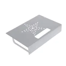 Wall Mount Storage TV Box Router Shelf Set-top Box Bracket Holder Mini PC DVD Player Stand Rack Aluminum Single-layer Space