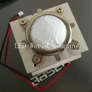 

1pc fAluminium Heat Sink Cooling Fan 20W 50W 100W High Power Led Light 60/80/90/120degree 44mm Lens +Reflector +Bracket