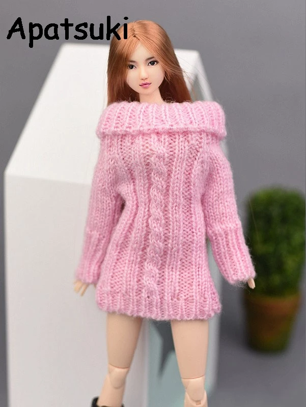 Fashion Doll Accessories For 11.5/" Doll Knitted Sweater For 1//6 Doll Clothes Toy