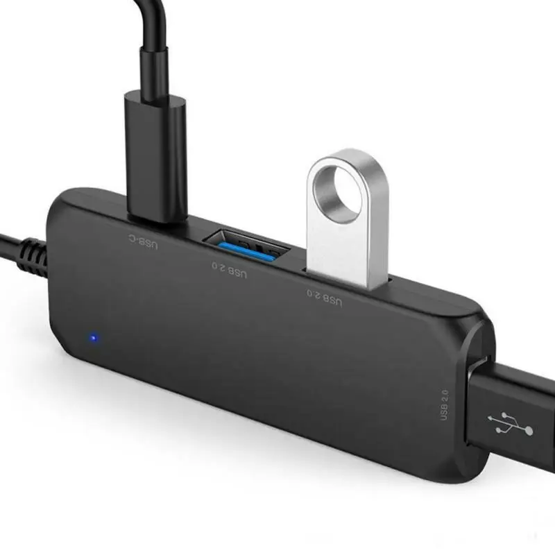 Type C-USB-C 4K USB 2,0 4 в 1 концентратор адаптер кабель для Apple Macbook портативный легкий дизайн Plug and Play