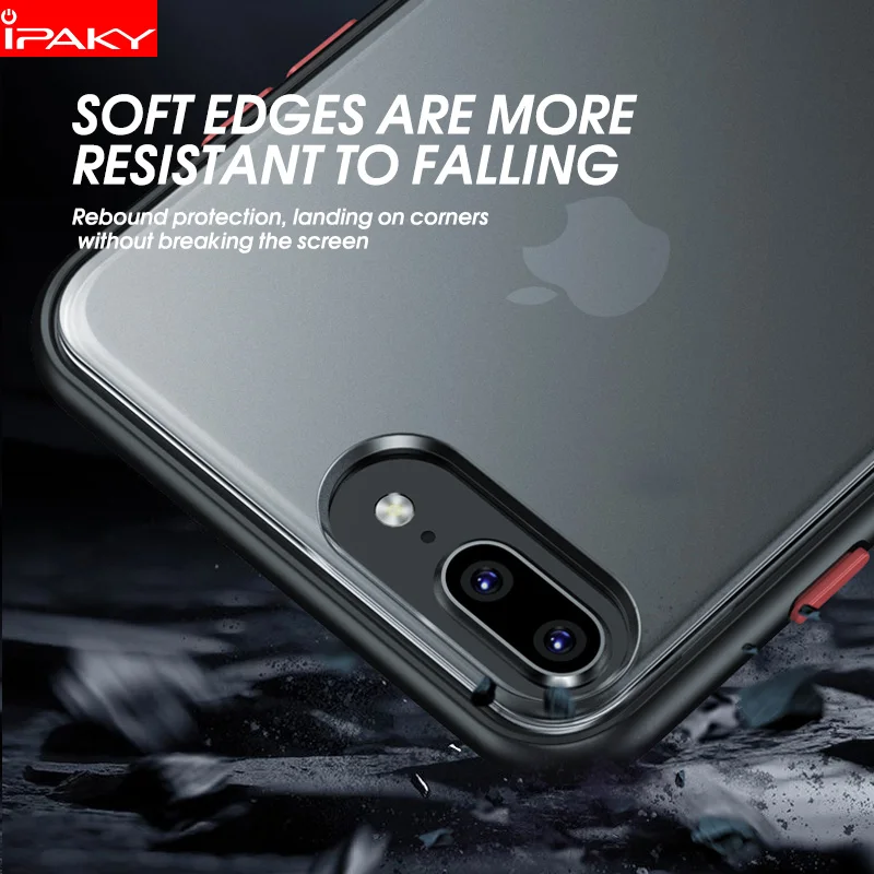 Чехол для iPhone 8 7 Plus Magic Shadow IPAKY 6 6s цветные кнопки мягкий бампер ударопрочный чехол