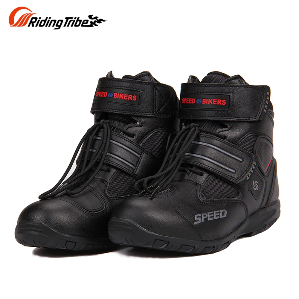 Riding Tribe Motorcycle Boots Men Breathable Moto Boots Non slip Riding