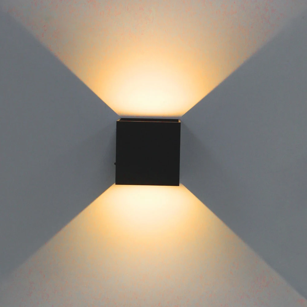 Modern Adjule Up Down Light Wall Lamp Outdoor Waterproof Led Modern Adjule Up Down Light Wall Lamp Outdoor Waterproof Led Creative Cob Aluminum Sconce Garden Lighting Fixture In Indoor Lamps