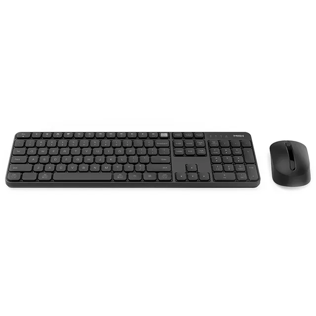 Xiaomi MIIIW, беспроводная офисная клавиатура, мышь, набор, система WindowsMac, переключение одной кнопкой, 104 клавиш, 2,4 ГГц, IPX4, Водонепроницаемая клавиатура - Цвет: Black Mouse Keyboard