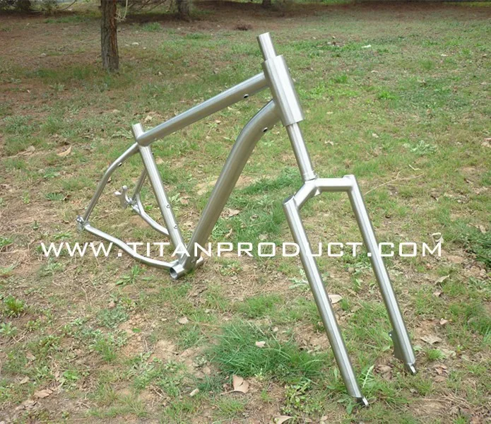 Excellent 3AL/2.5V Ti Alloy Titanium Snow Bike Frame with internal cable routing 7 Excellent 3AL/2.5V Ti Alloy Titanium Snow Bike Frame with internal cable routing 7