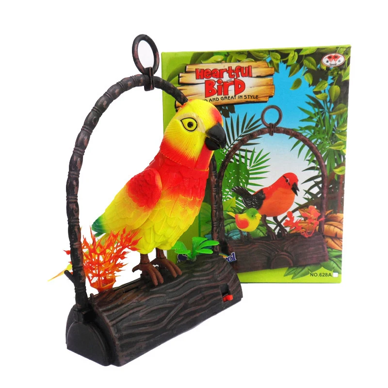 Electronic Pets Toys Solo Singing Sound Bird Pets Baby Intelligent