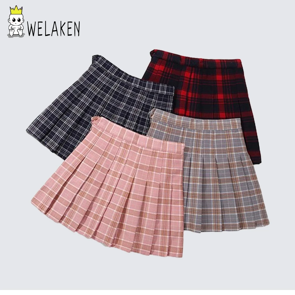 welaken Toddler Girls Pleated Skirt Baby Skirts For Girls Children's