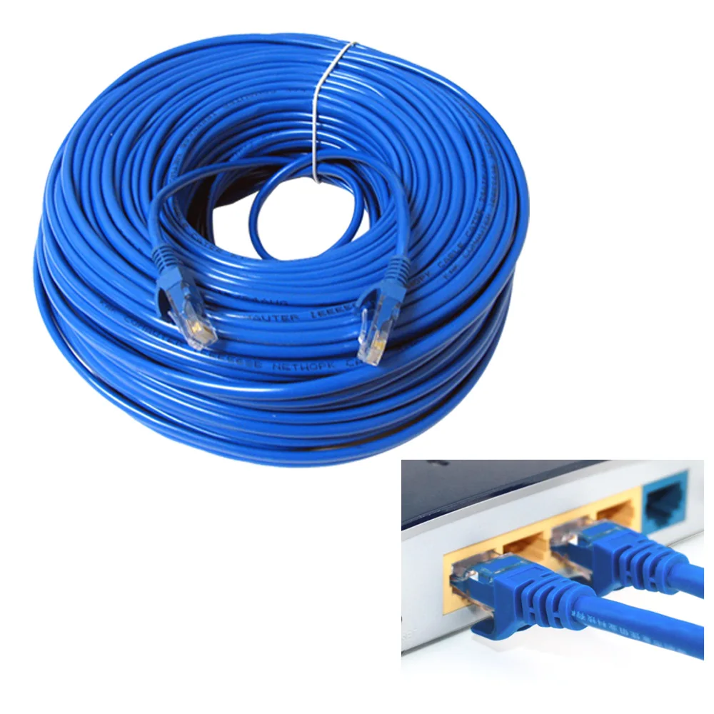 30m RJ45 Cat5 LAN Network Cable Wire for PC