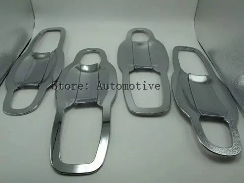 

2011-2015 For Patriot Chrome ABS Door Outside Handle Bowls Cover Trim 8pcs