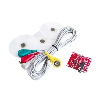 

5sets/lot Ecg module AD8232 ecg measurement pulse heart ecg monitoring sensor module kit