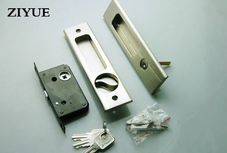 

Free Shipping Bathroom Stealth Door Locks Simple European Style